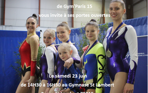 PORTES OUVERTES AEROBIC SAMEDI 23 JUIN