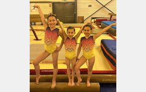 TROIS GYMNASTES SELECTIONNEES POUR LE STAGE NATIONAL INTER-DRA