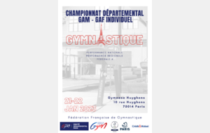 Championnat Départemental Individuel GAM-GAF