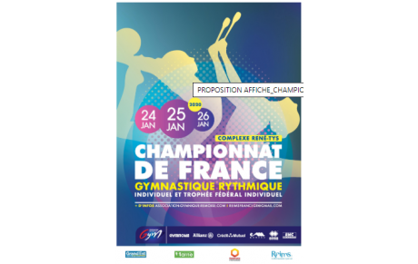 CHAMPIONNAT DE FRANCE GR REIMS 25-26 JANVIER 2020