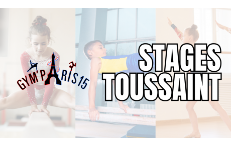 STAGES DE LA TOUSSAINT : PLANNING ET MODALITÉS D'INSCRIPTION